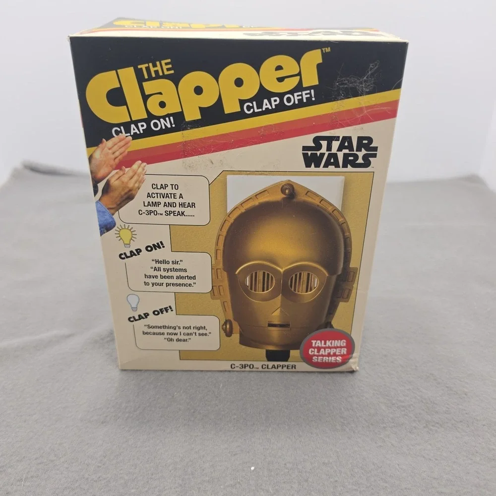The Clapper Star Wars C-3PO Wireless Sound Activated On/Off Light Switch 2019. L